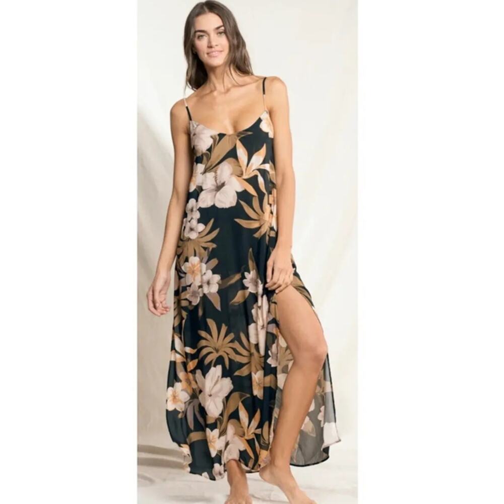 MAAJI Khaki Maxi Dress Size Medium